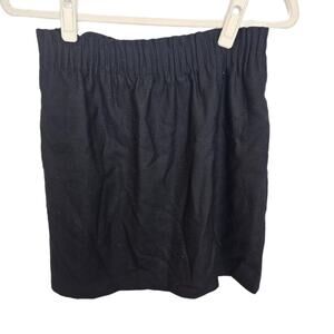 J Crew Skirt Wool Skirt Womens A Line Wool Skirt 4 Black Skirt Mini Skirt NEW